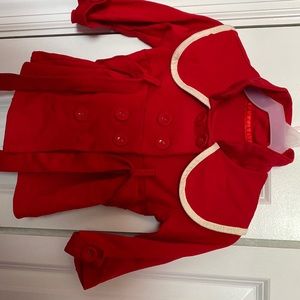 Gorgeous baby girl red jacket